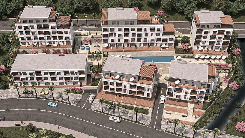 Apartment for sale in a new complex in Tivat